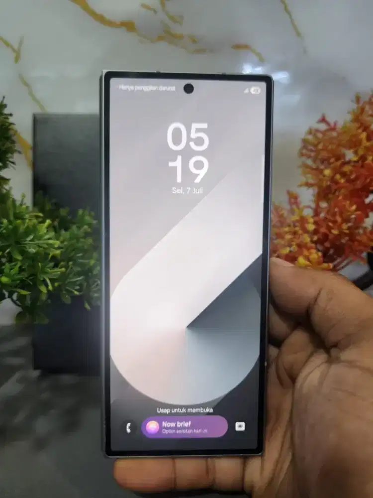 SAMSUNG Z FOLD 6 5G RAM 12/256GB ORIGINAL SEIN MULUS NORMAL FULLSHET