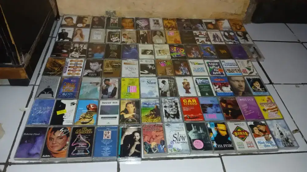 Cassette pita lagu barat dan indo