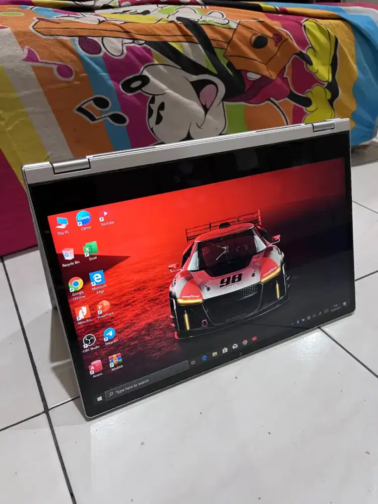 Dijual Laptop 2 in 1 Lenovo ideapad C340 Amd Ryzen 5 ram 8/ ssd 256