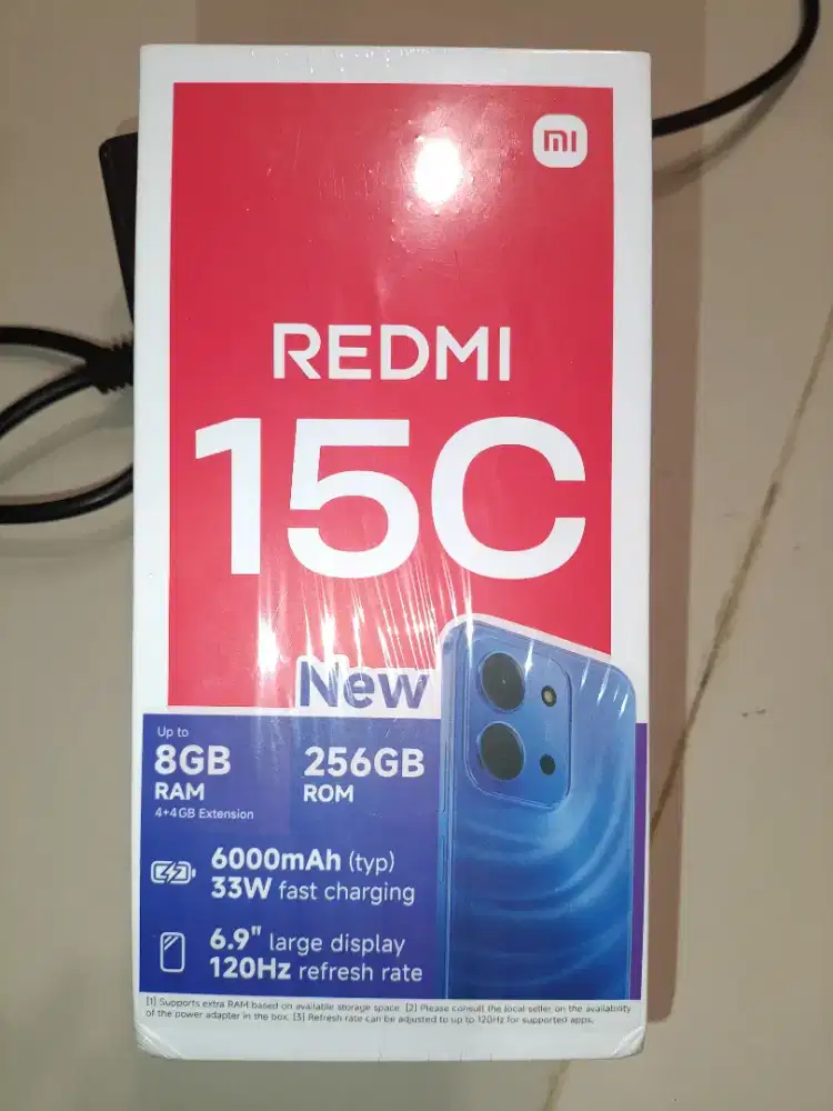 REDMI 15C RAM 4+4 GB/ROM 256 GB (BRAND NEW)