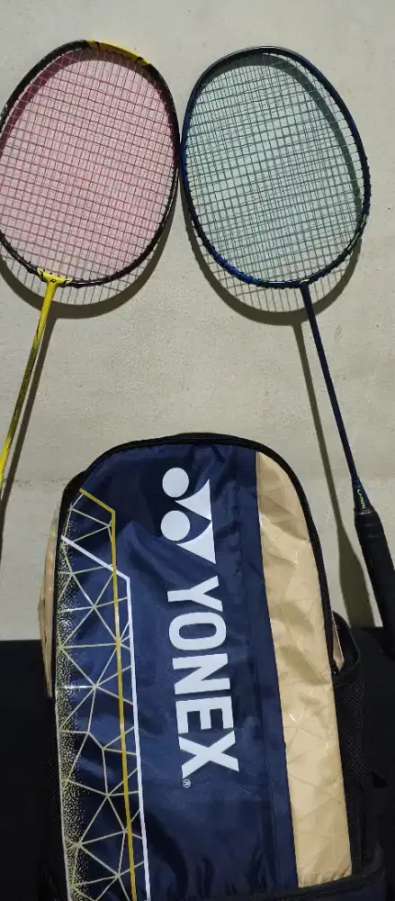 Jual cepat, Raket Yonex Nanoflare 1000 Game & Lining Axeforce 10