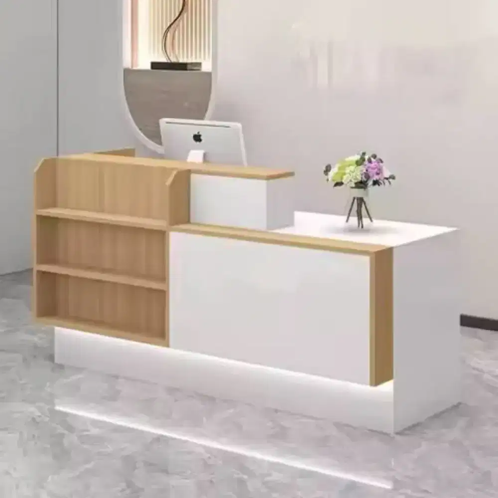 Meja Cashier HPL Meja Kasir Custom Meja Outlet Meja Counter Modern