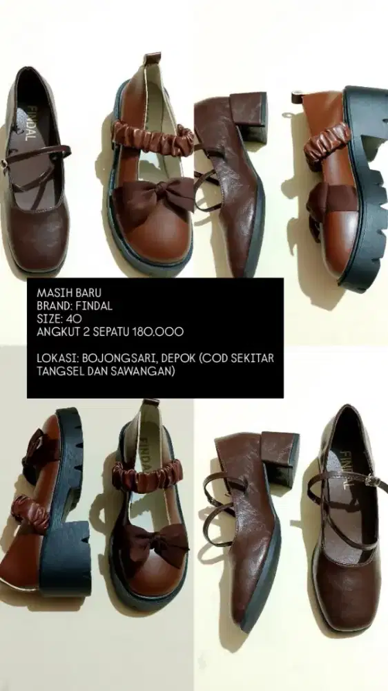 Sepatu mary Jane Chunky
