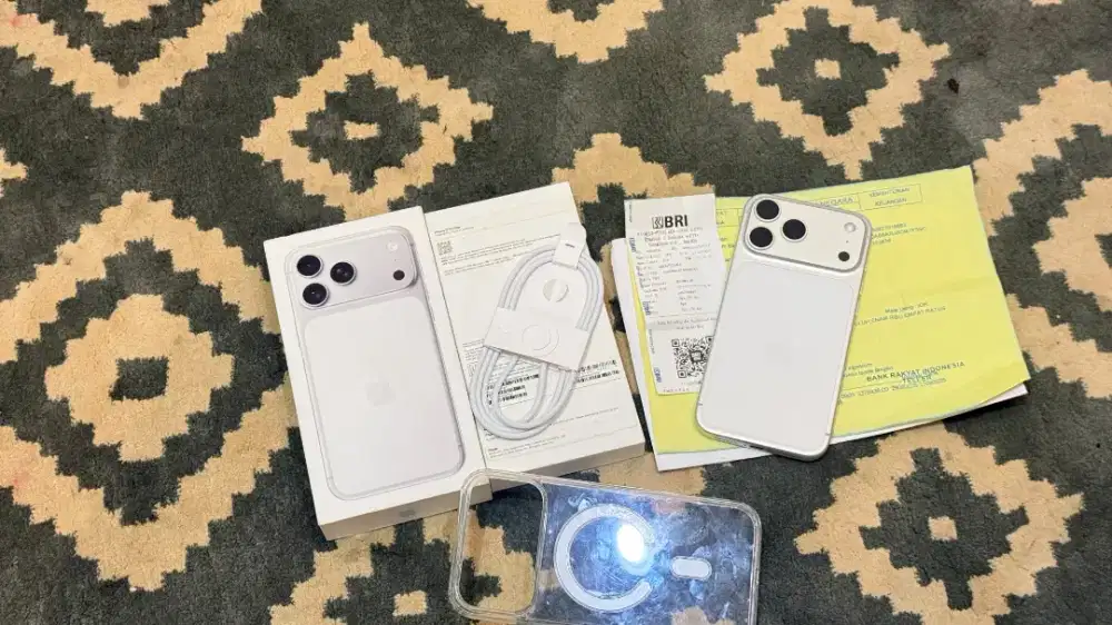 Iphone 17 PROMAX SILVER RESMI MULUS bisa TT