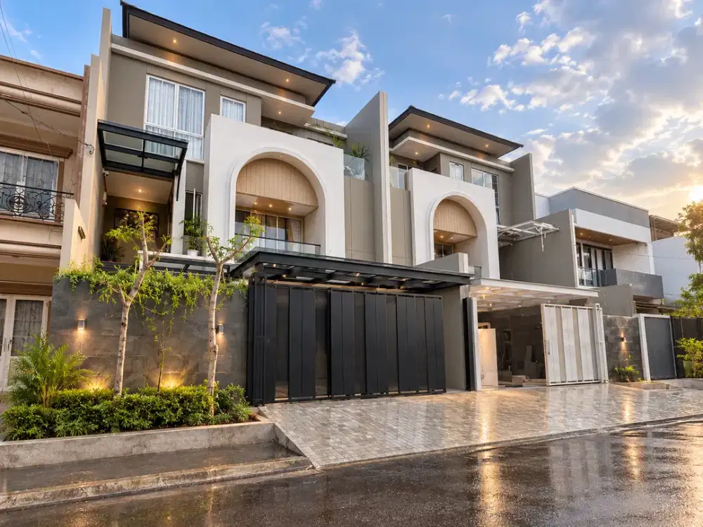 DIJUAL RUMAH BARU SUPER MEWAH – PRIVATE LIFT  FULLY FURNISHED | READY 2 UNIT | PULOMAS, JAKARTA TIMUR ZN145