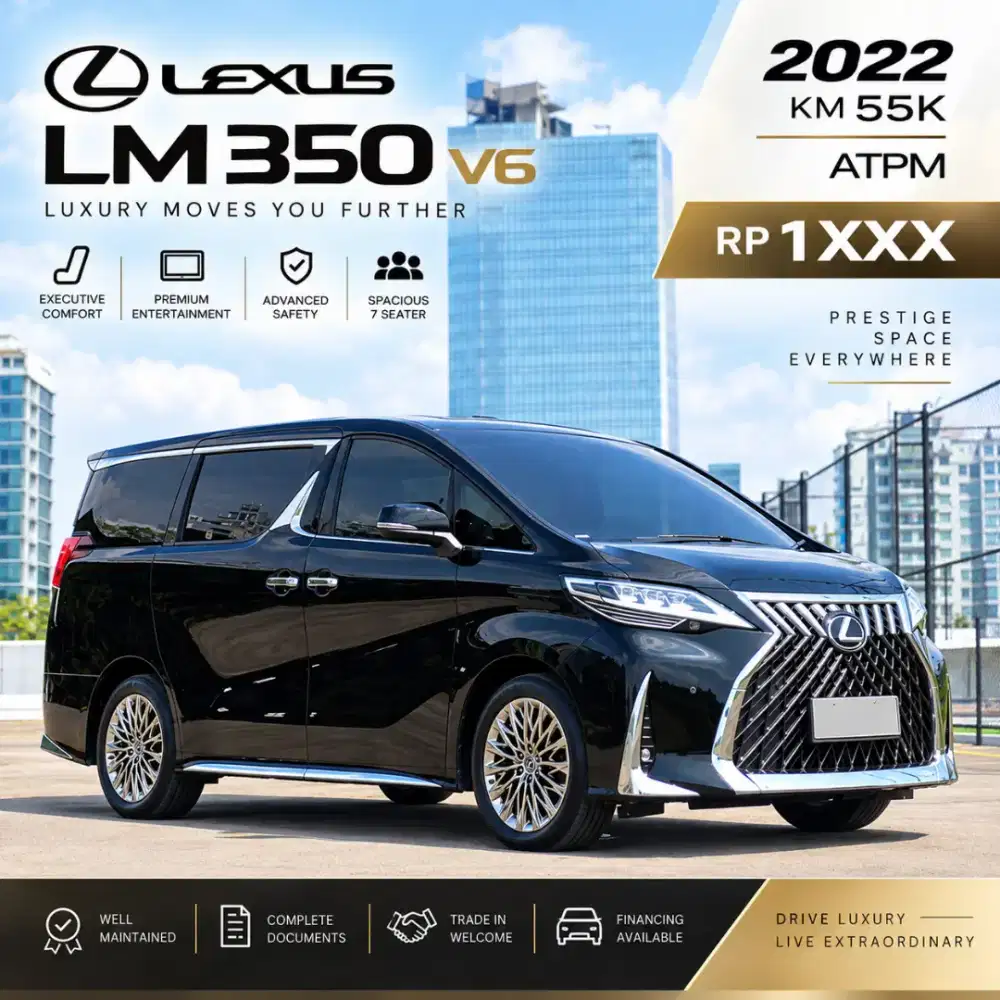 [LUXURY MPV] LEXUS LM350 2022 7 SEATER