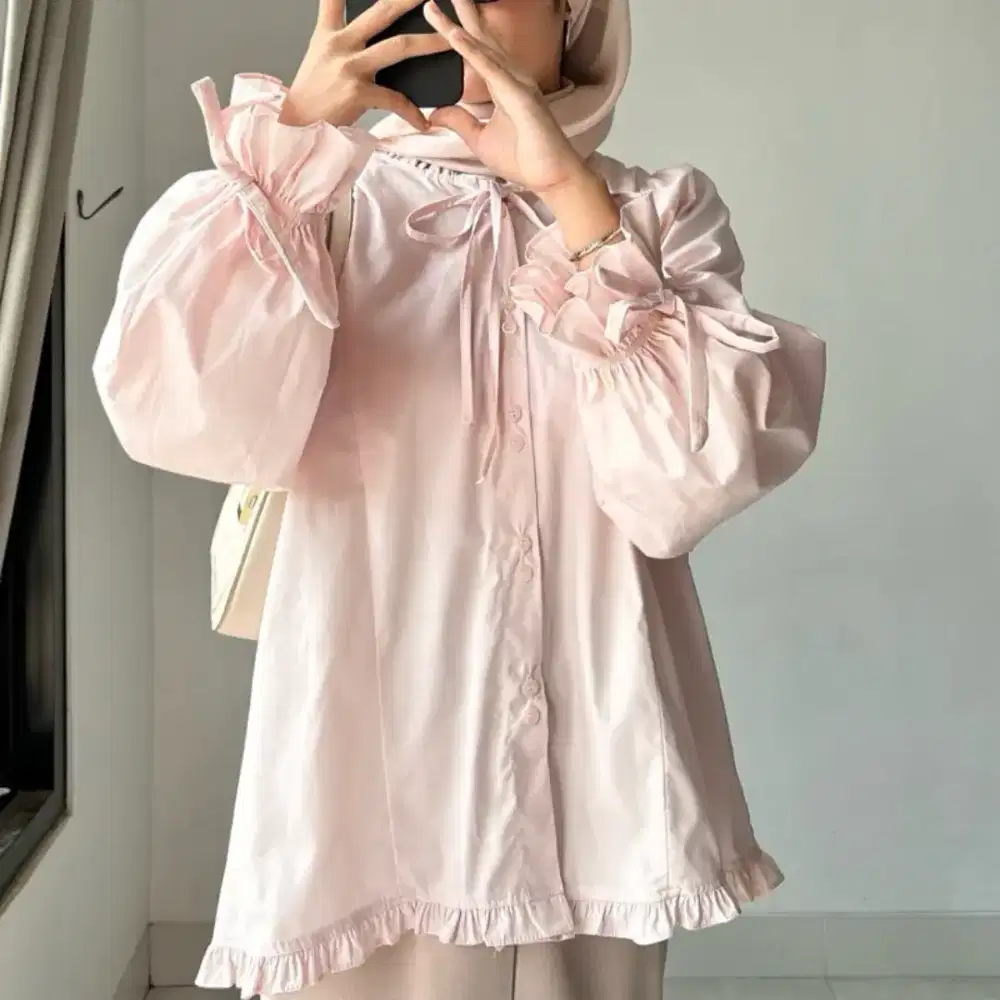 LEONA POPLIN BLOUSE