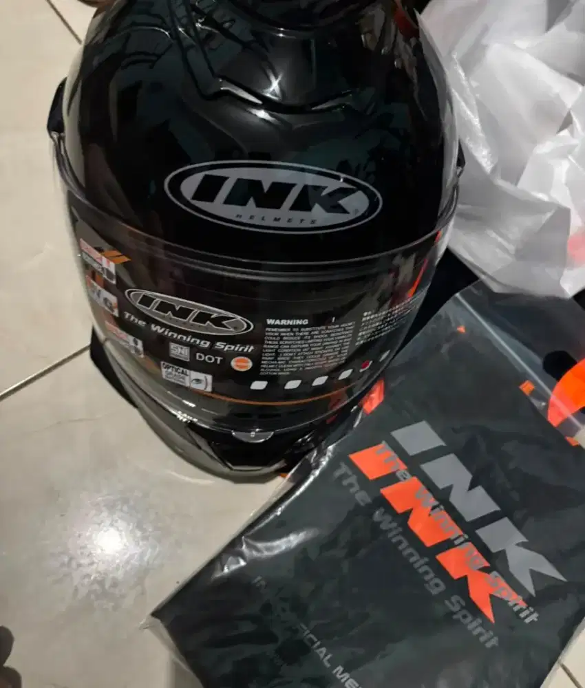Helm INK TOP GEAR 5.0 Full Face modular (tipe flip-up) ukuran XL