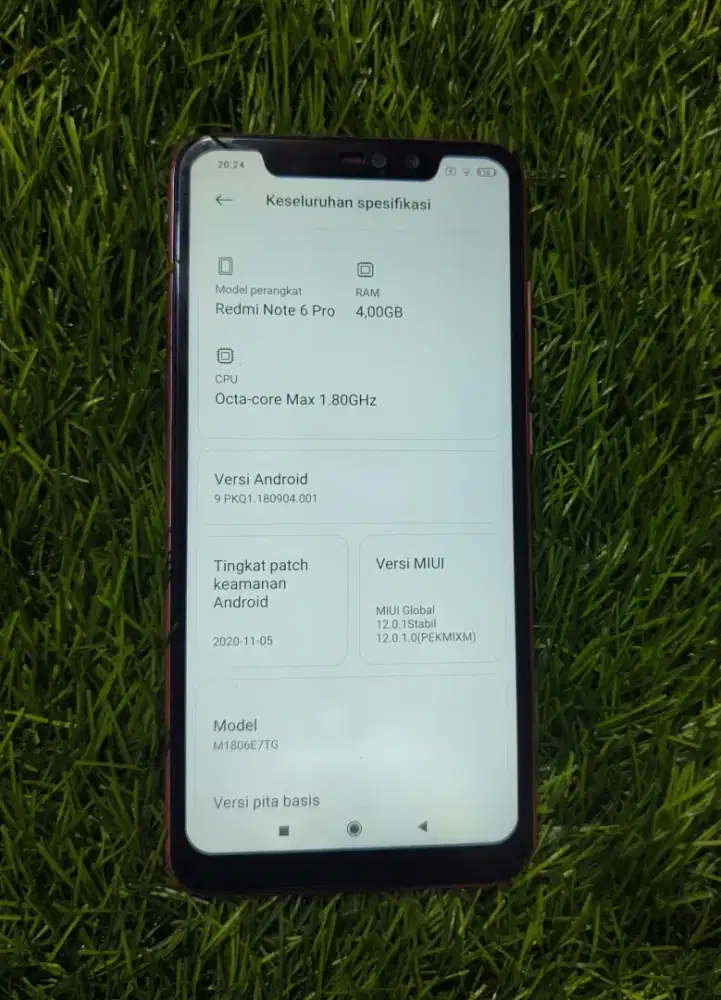 XIAOMI REDMI NOTE 6 PRO
