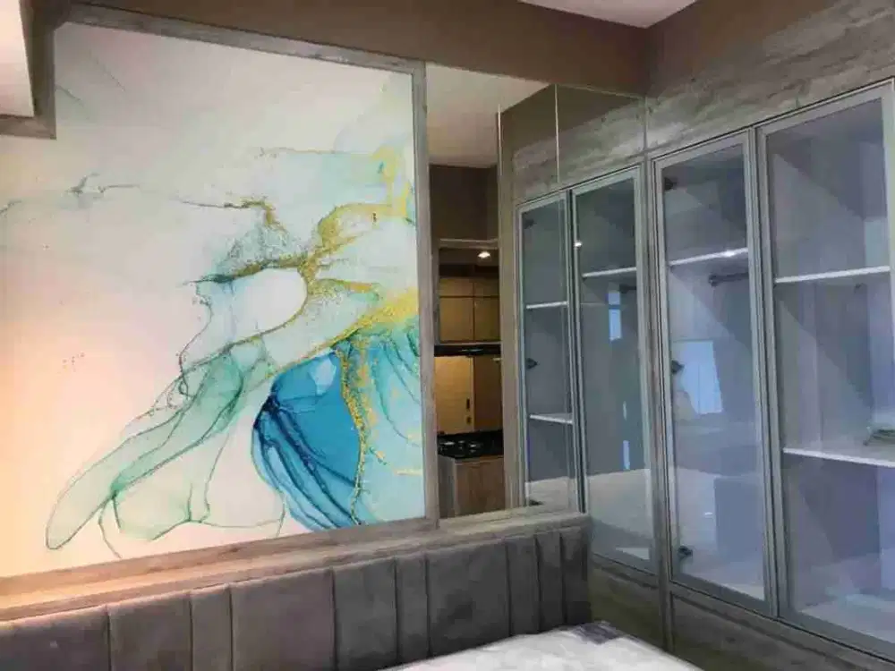 Jual dan Sewa Apartemen Amor Type Studio. Full Furnished Bagus.  Connect Pakuwon City Mall, Dekat ITS