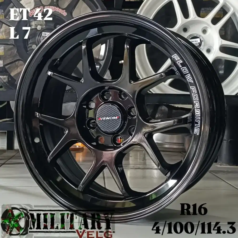 Venom-6 Flowforming R16 Blackglossy