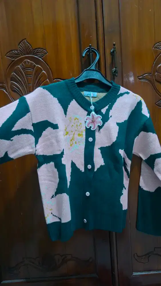 Cardingan Daisy Rajut Premium