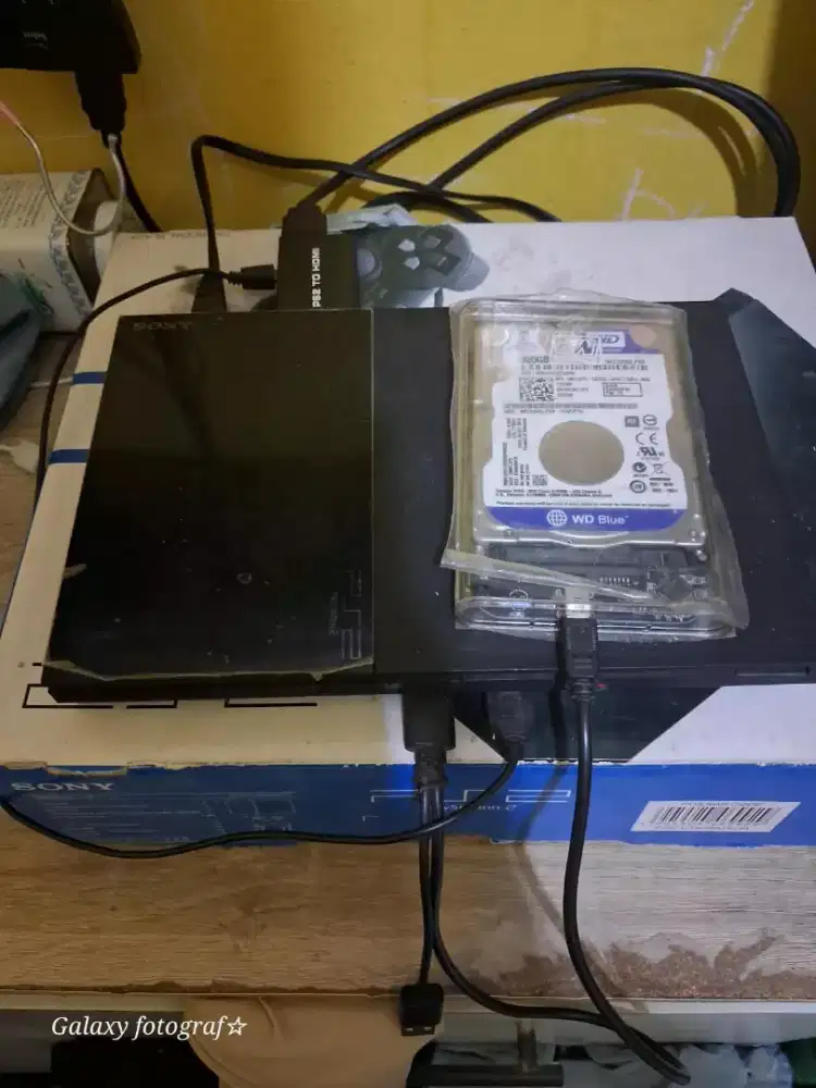 PS2 slim hardisk matrix 120gb fullset