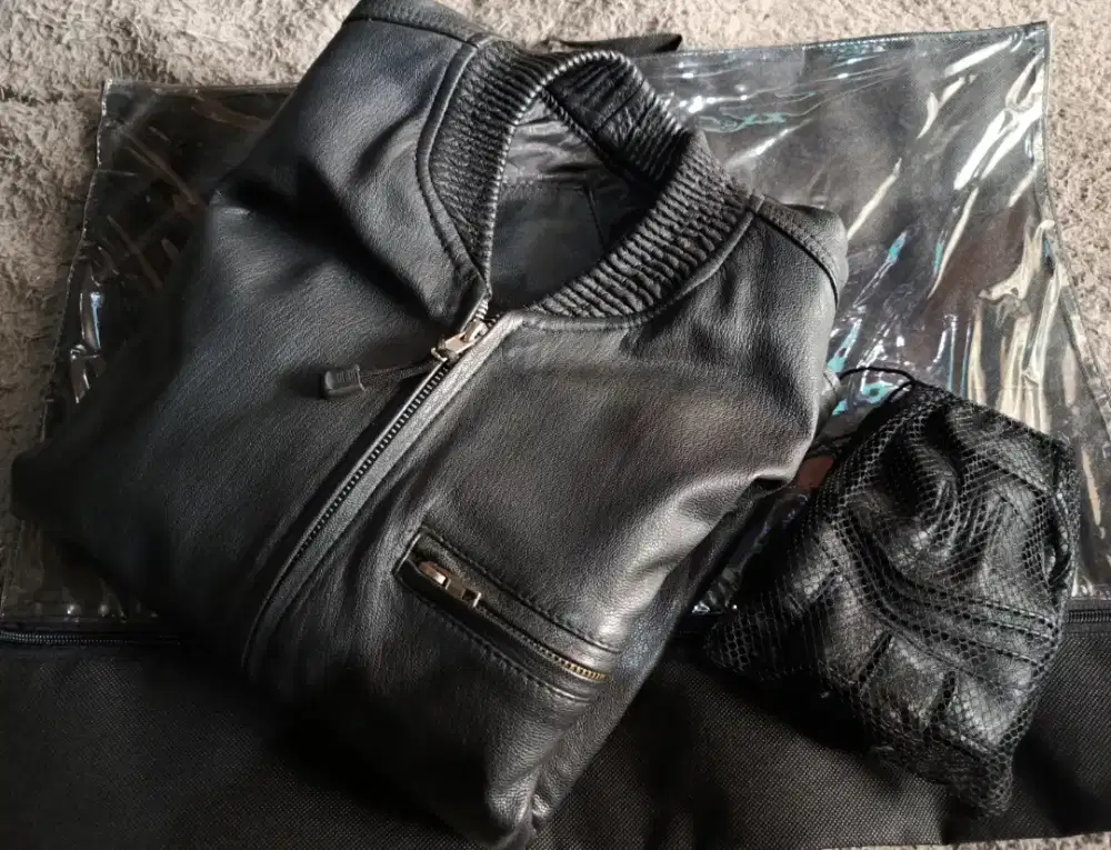 Jaket Kulit Size M Berbonus