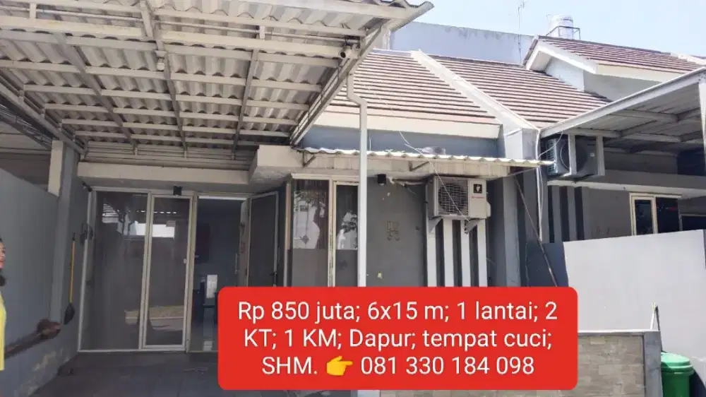 Perum Citra Garden Sidoarjo. Dijual Rumah < 1 M;