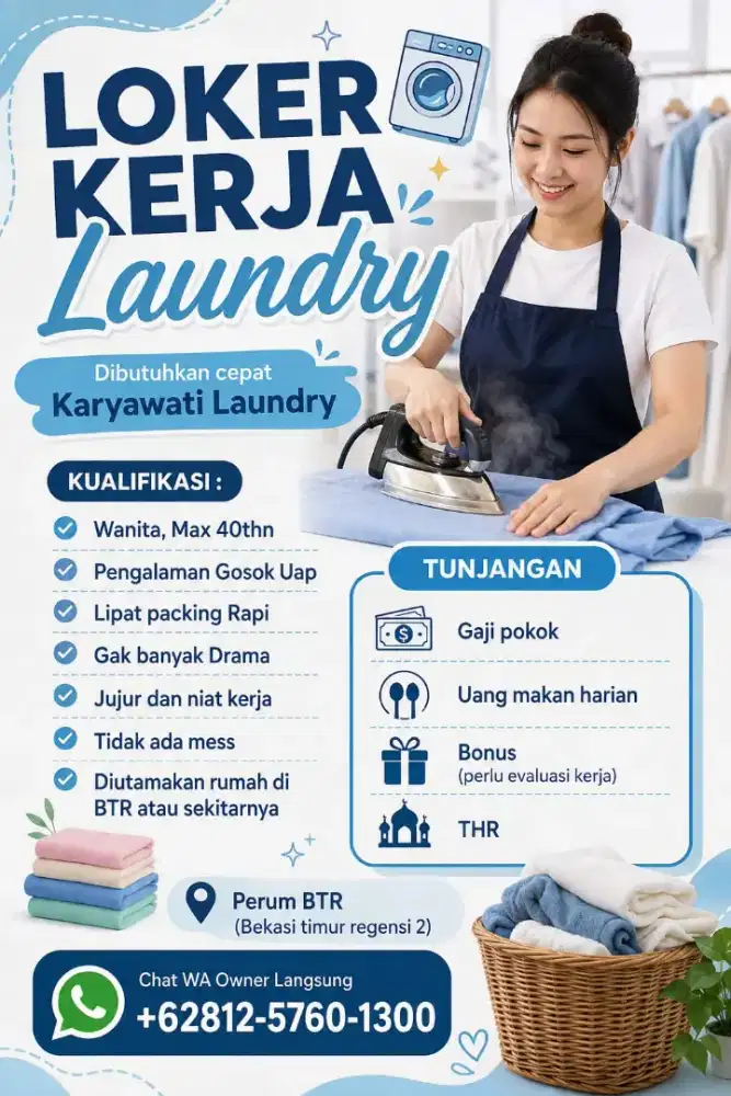 Lowongan Kerja Laundry