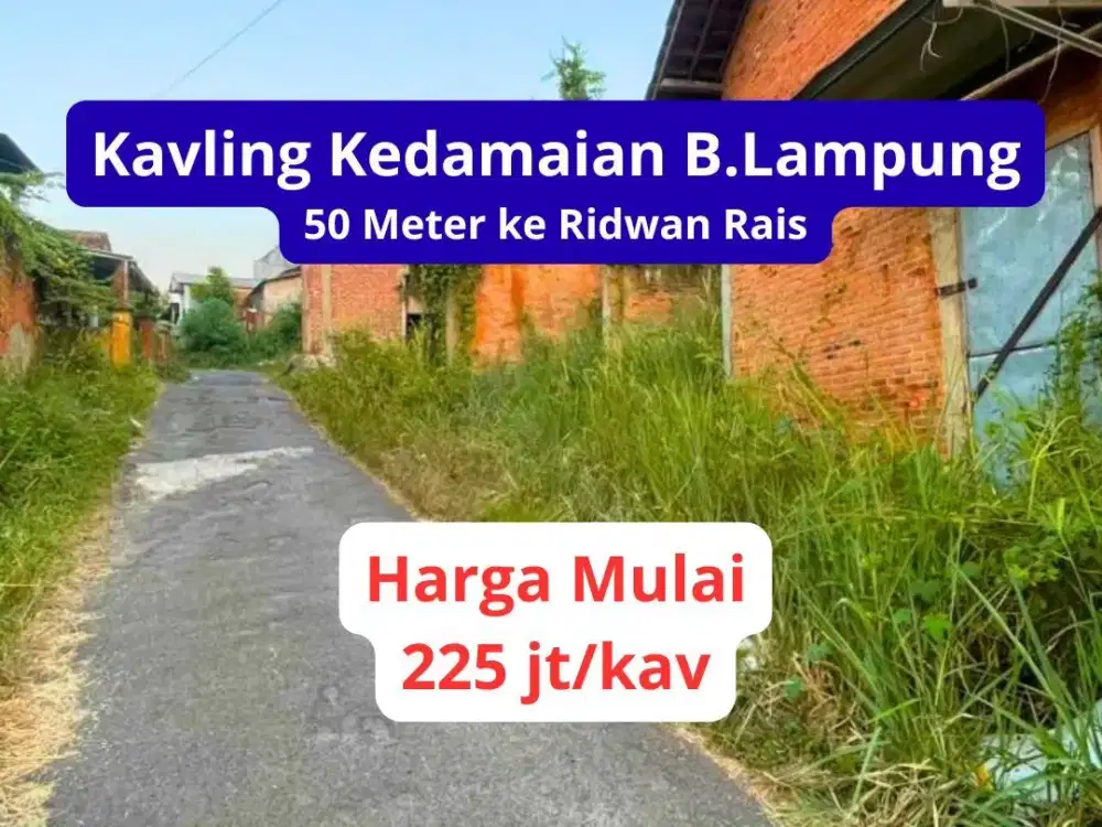 PROMO Tanah kedamaian dekat Perumahan Kedamaian Indah