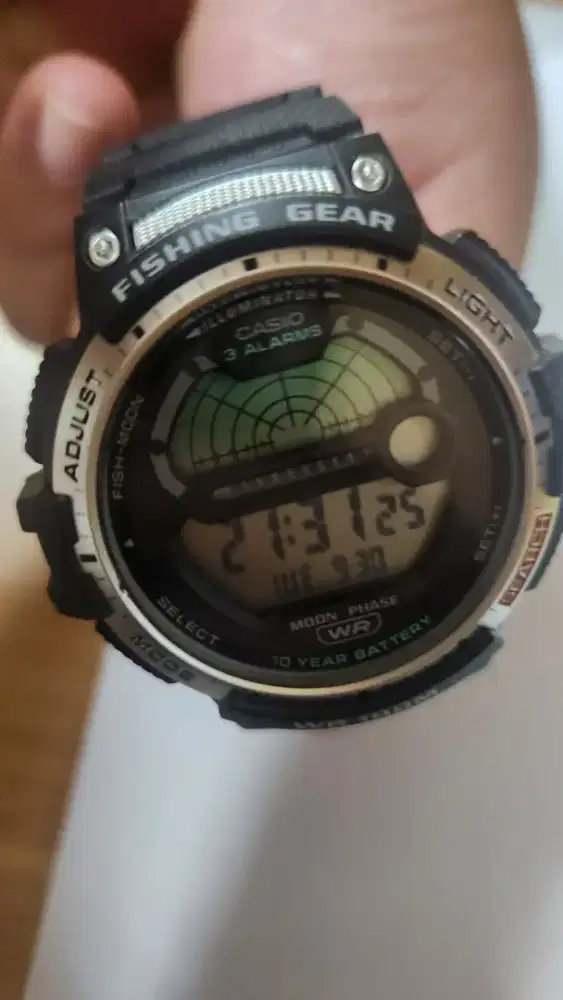 Casio fishing gear wr 100m