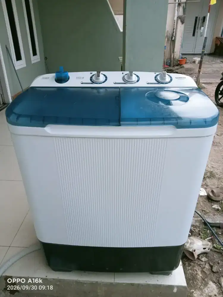 Neglasari MSN cuci Sanken 8 kg kondisi normal dinamo original