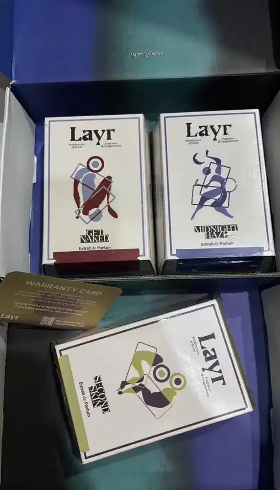 LAYR FRAGRANCE : Second Skin, Villa Enigma, Before Petrichor, Etc