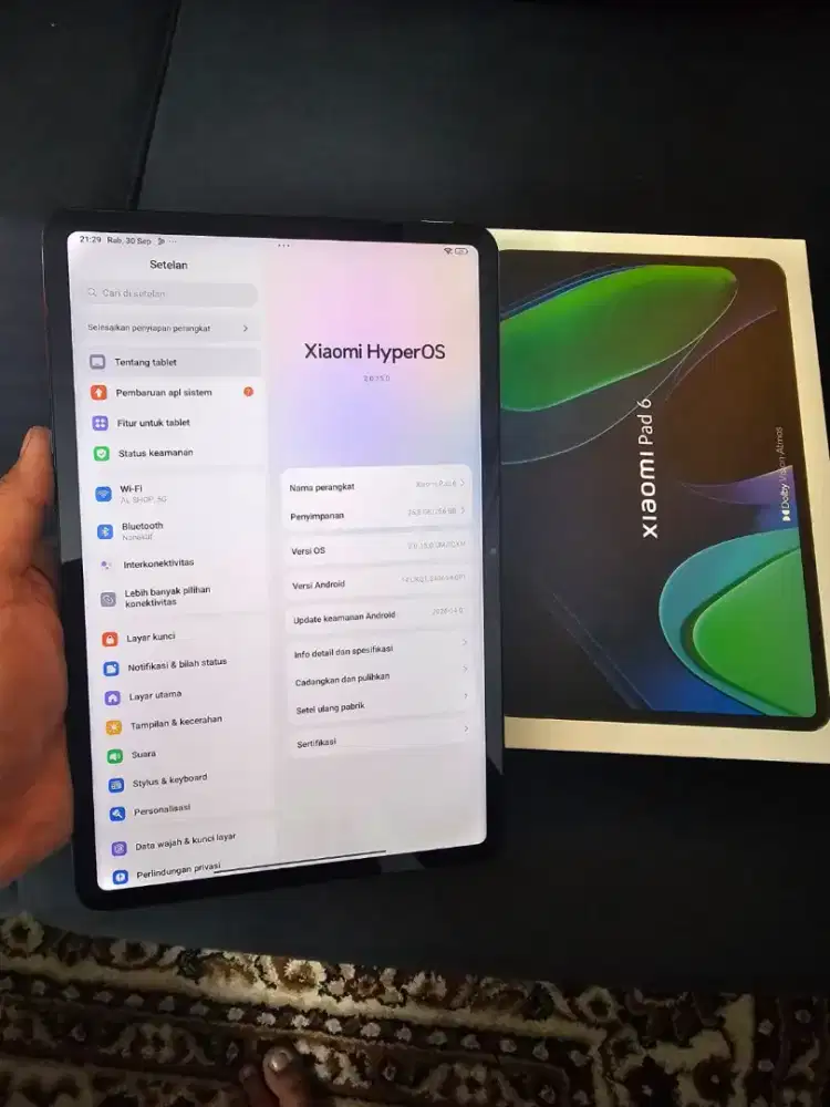 XIAOMI PAD 6 RAM 8/256GB MULUS NO MINUS