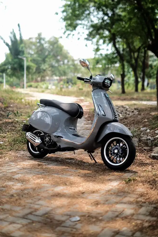Vespa Sprint Modifikasi Simpel
