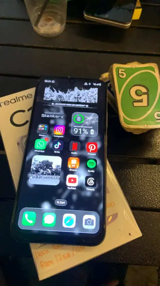 jual realme c100i 128gb fullset ori