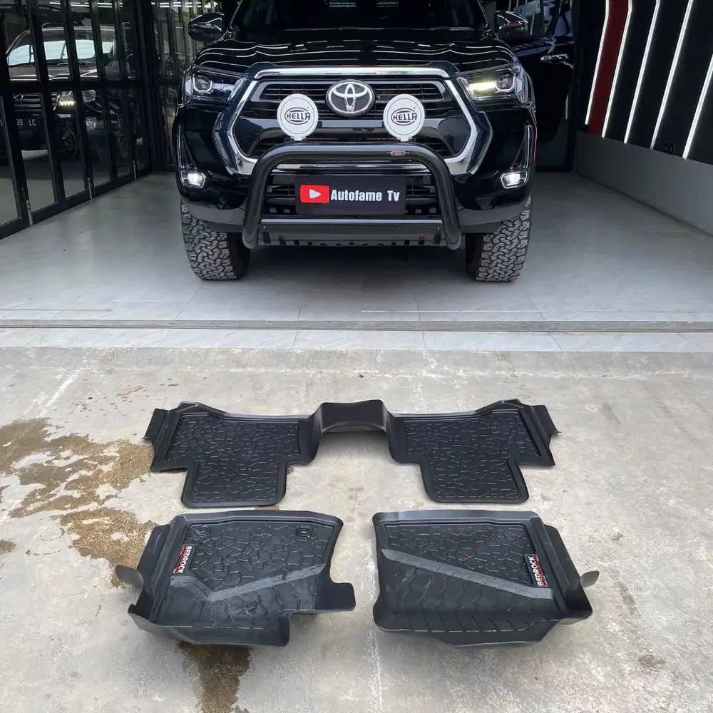 Karpet Mobil Bedrock TPE Toyota Hilux Double Cabin Matic