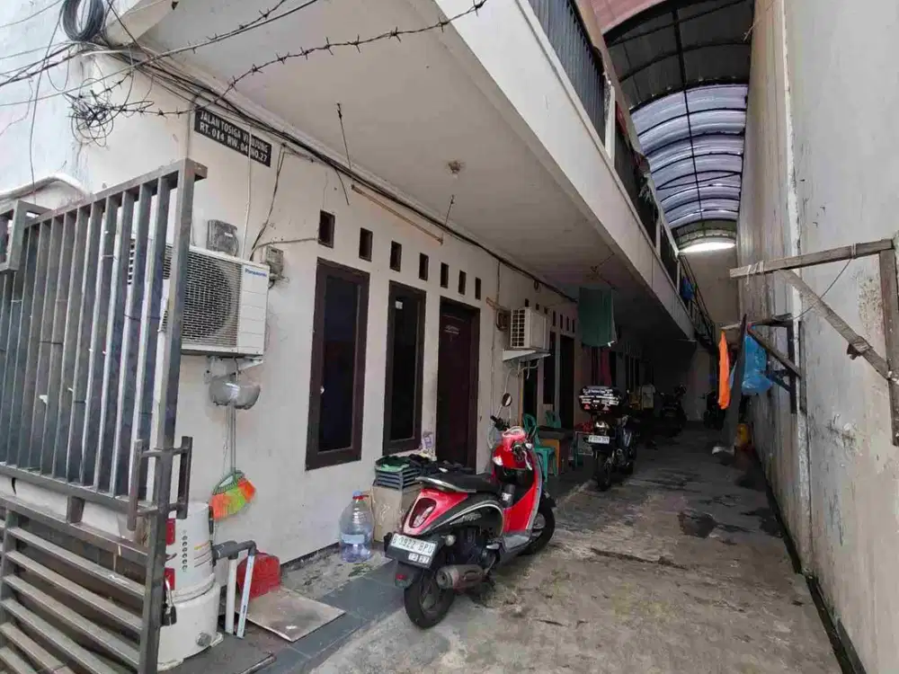 DIJUAL CEPAT RUMAH KONTRAKAN 10 PINTU STRATEGIS & TERMURAH DI KEBON JERUK JAKARTA BARAT