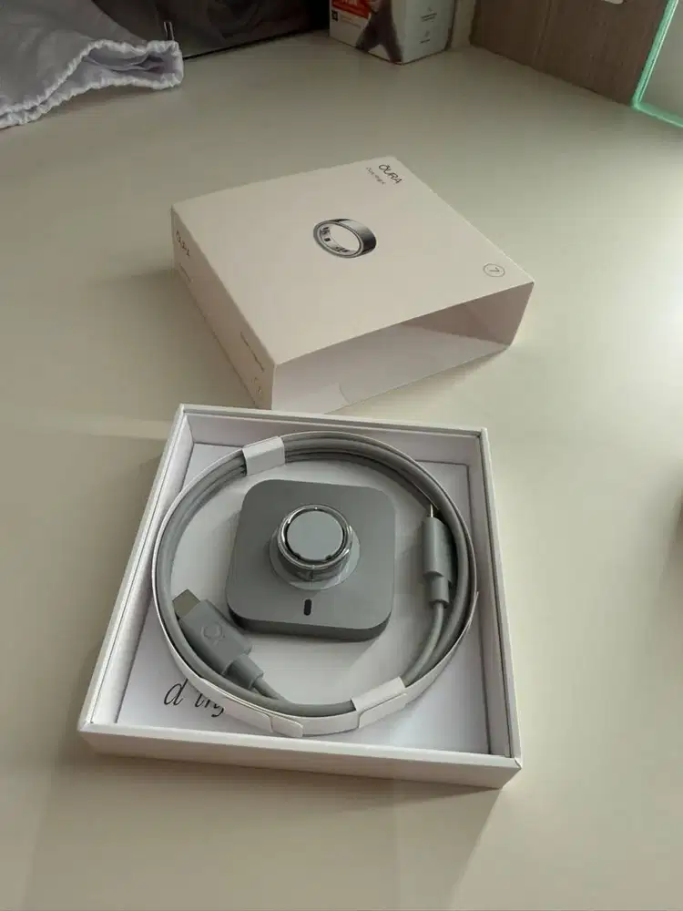 Oura Ring 4 Silver Size 7 – Like New, Hanya Dipakai Beberapa Kali