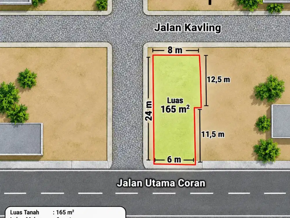 JUAL CEPAT TANAH PINGGIR JALAN COR DI PANCUR KURANJI SERANG KOTA