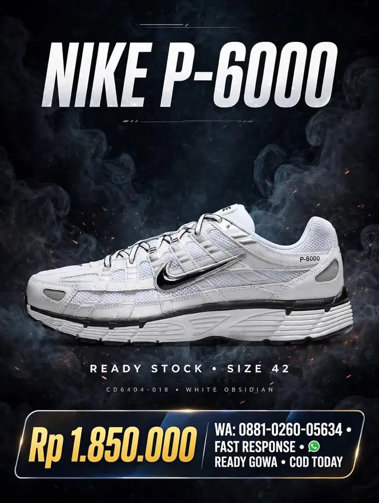 Nike P-6000 White
