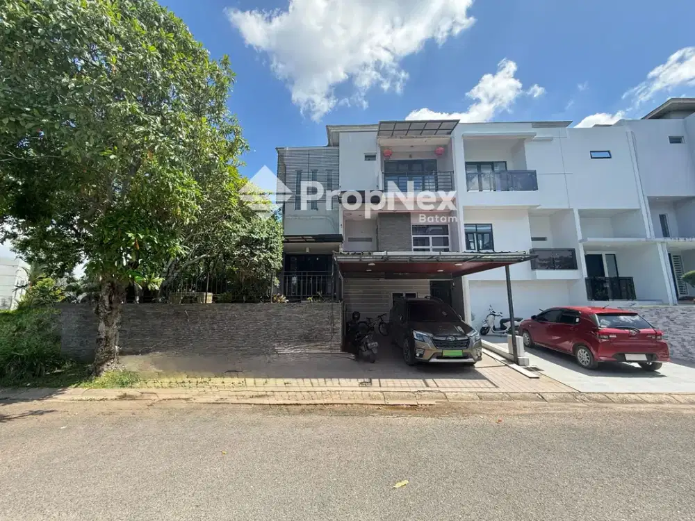 Dijual Rumah Hook 3 Lantai Furnished Bellavista Teluk Tering