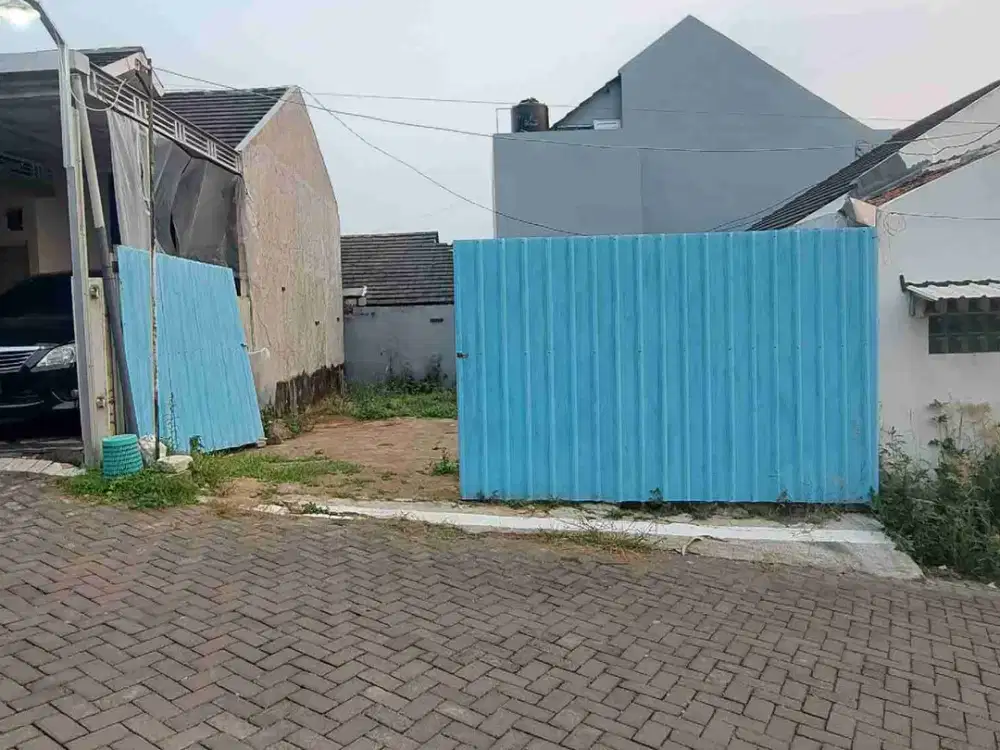 Kavling Siap Bangun LT 73m² Lingkungan Perumahan Ons Gate System