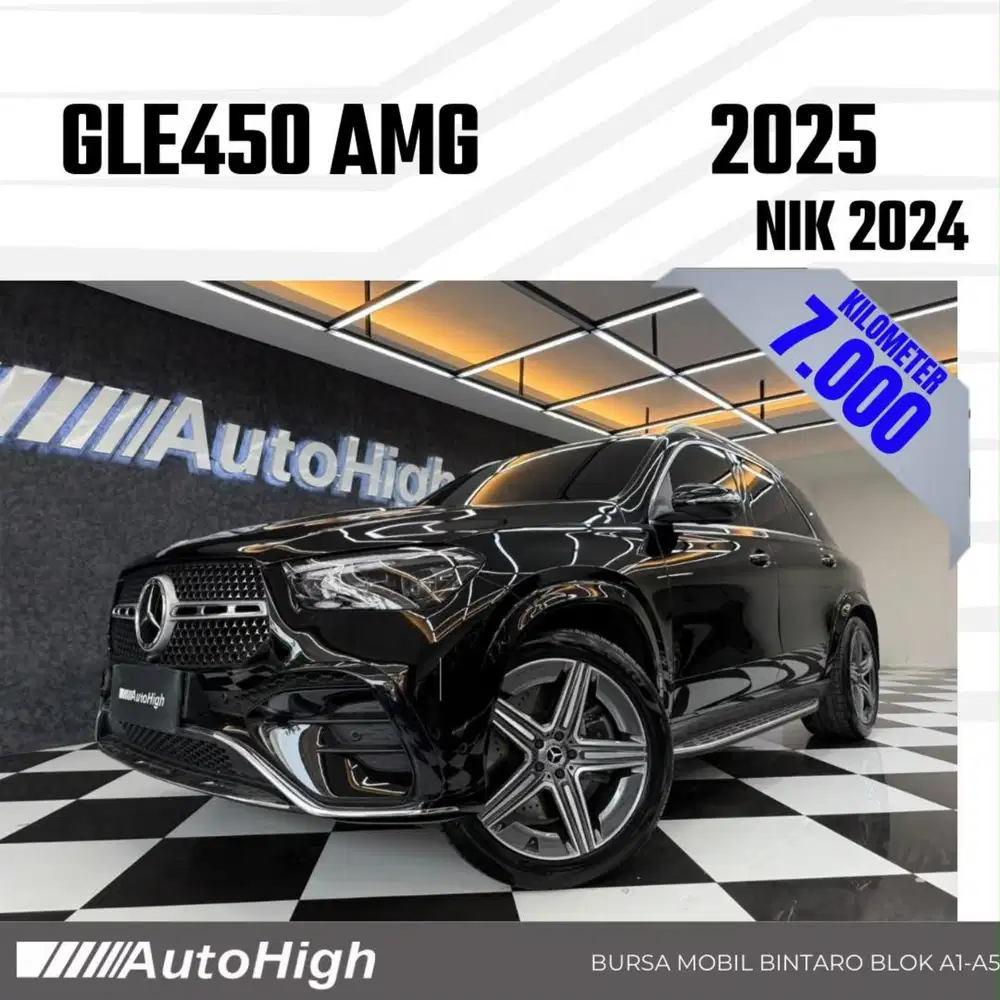 DP10% [Km7.000] GLE450 AMG 2024 Black / GLE 450 Reg 2023 #AUTOHIGH