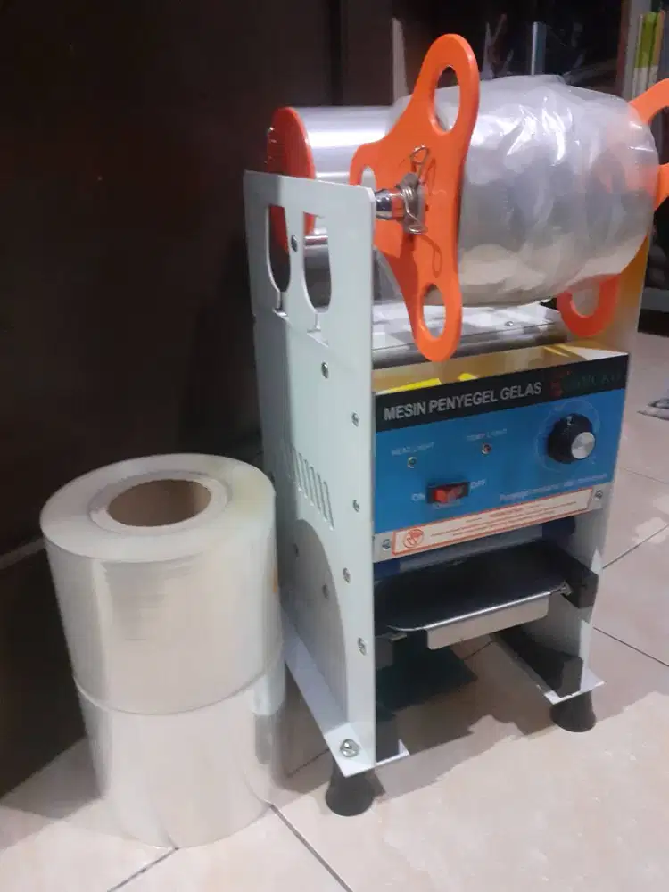 Mesin cup sealer/segel cup plastik