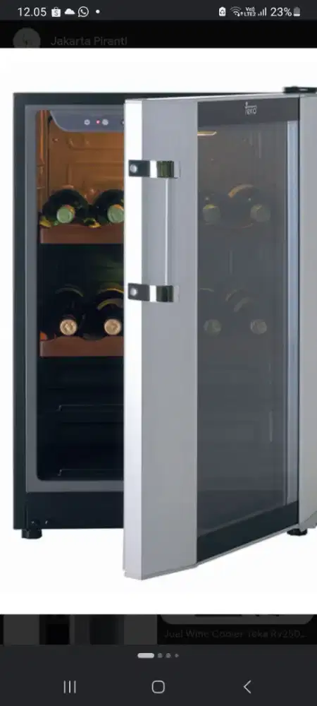 showcase wine coolet  teka RV 26 E
