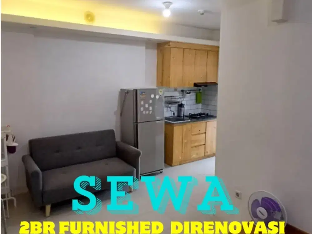 SEWA 2BR FURNISHED RENOV JADI 1BR TOWER G BASSURA CITY