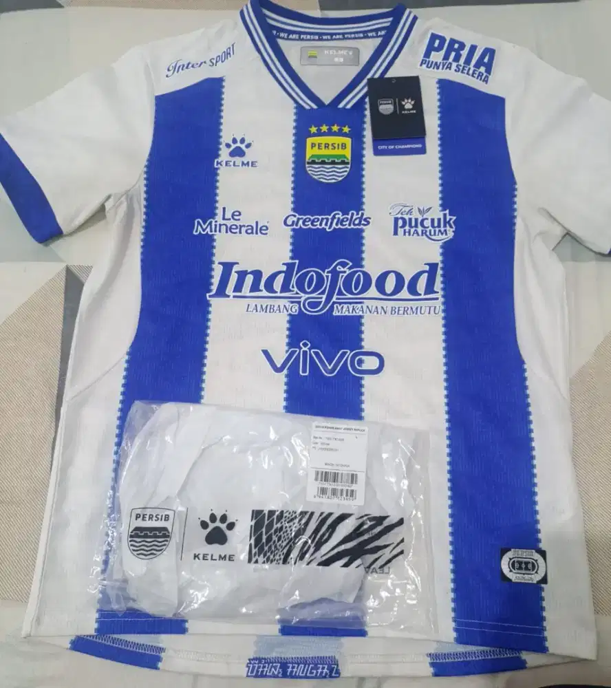 Jersey Persib away replica size L