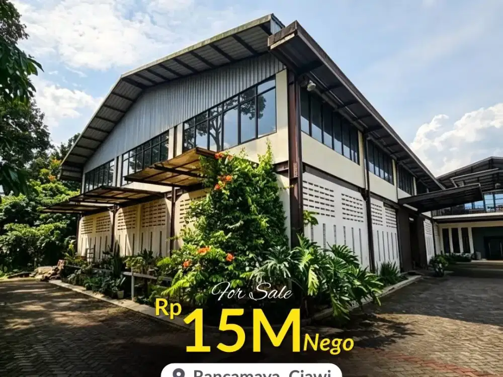 DIJUAL CEPAT | PABRIK & GEDUNG KANTOR RANCAMAYA CIAWI