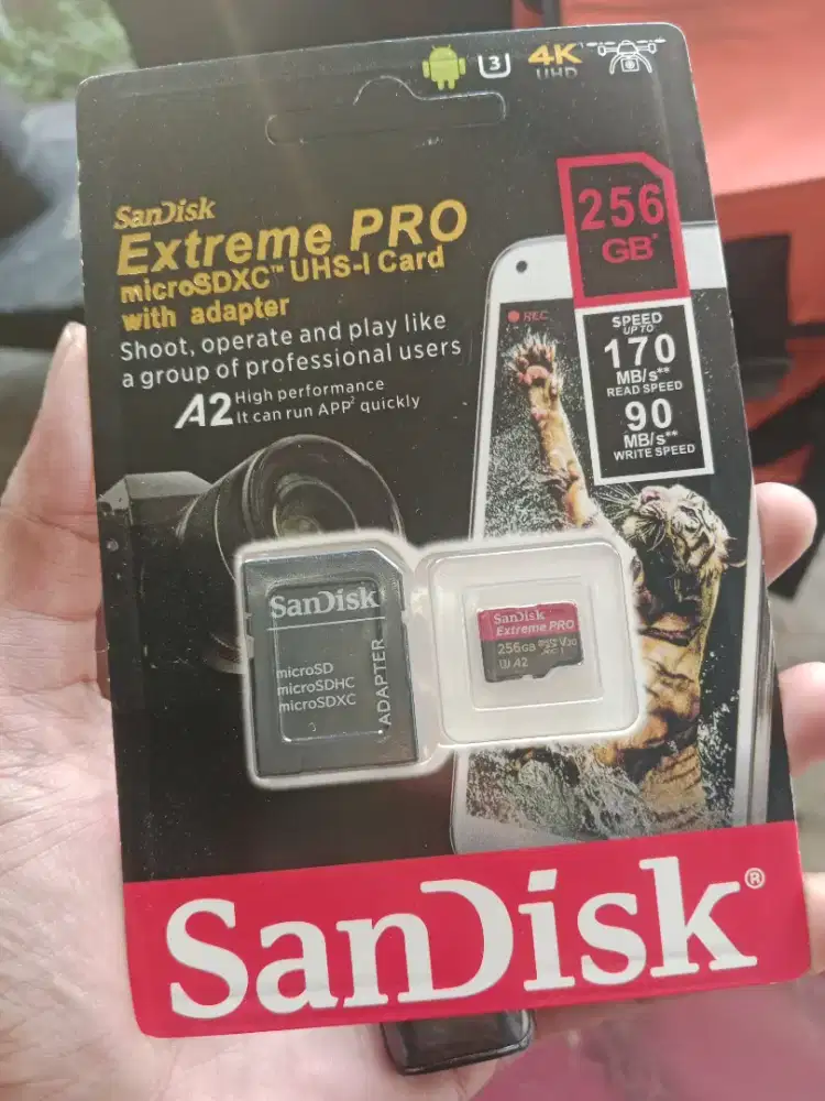 Micro SD SanDisk EXTREME PRO 256GB UHS-1