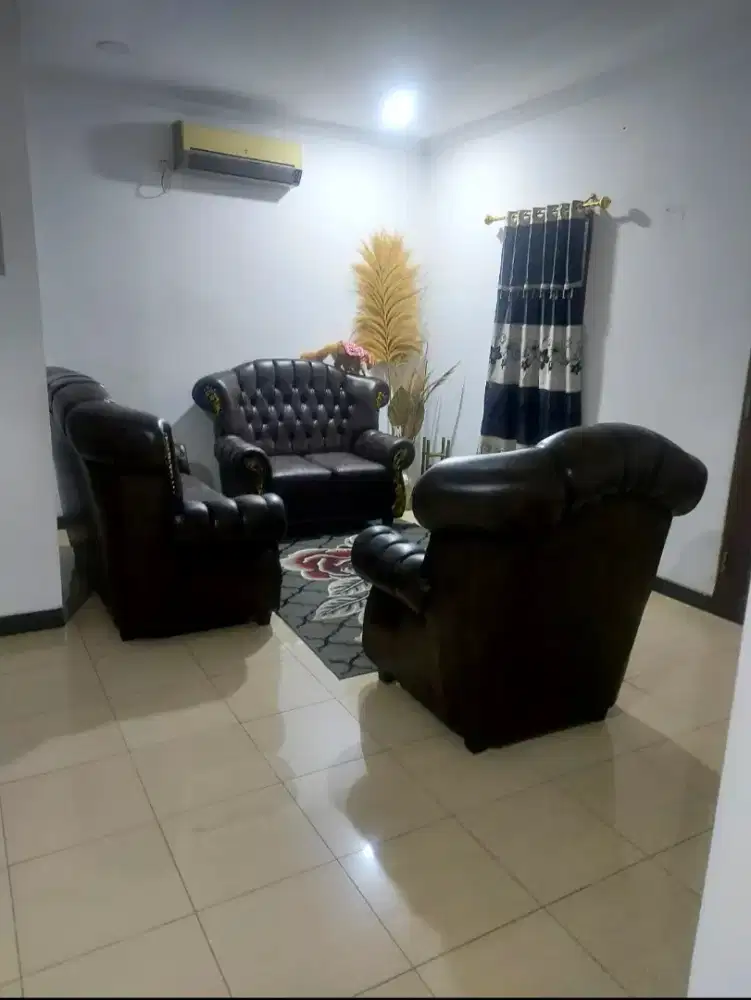 MURAH SOFA Jaguar 1 set sama meja sofa kulit sofa ruang tamu