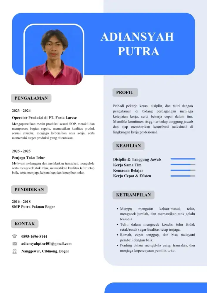 Sedang mencari pekerjaan