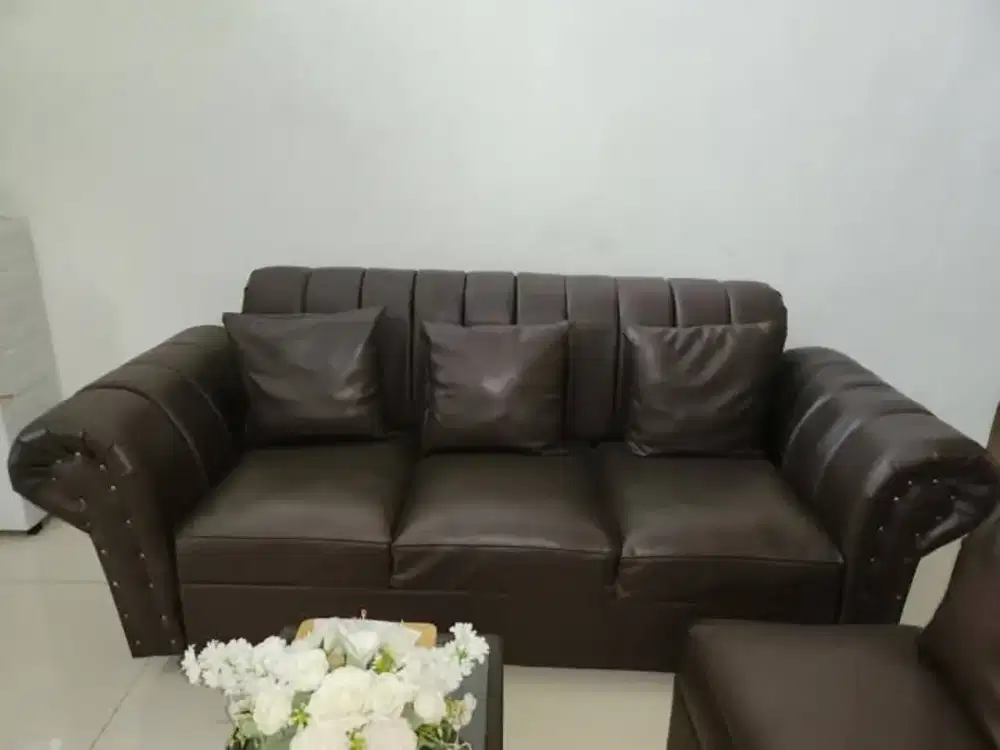 SOFA KULIT OSCAR 3+2 SEATER