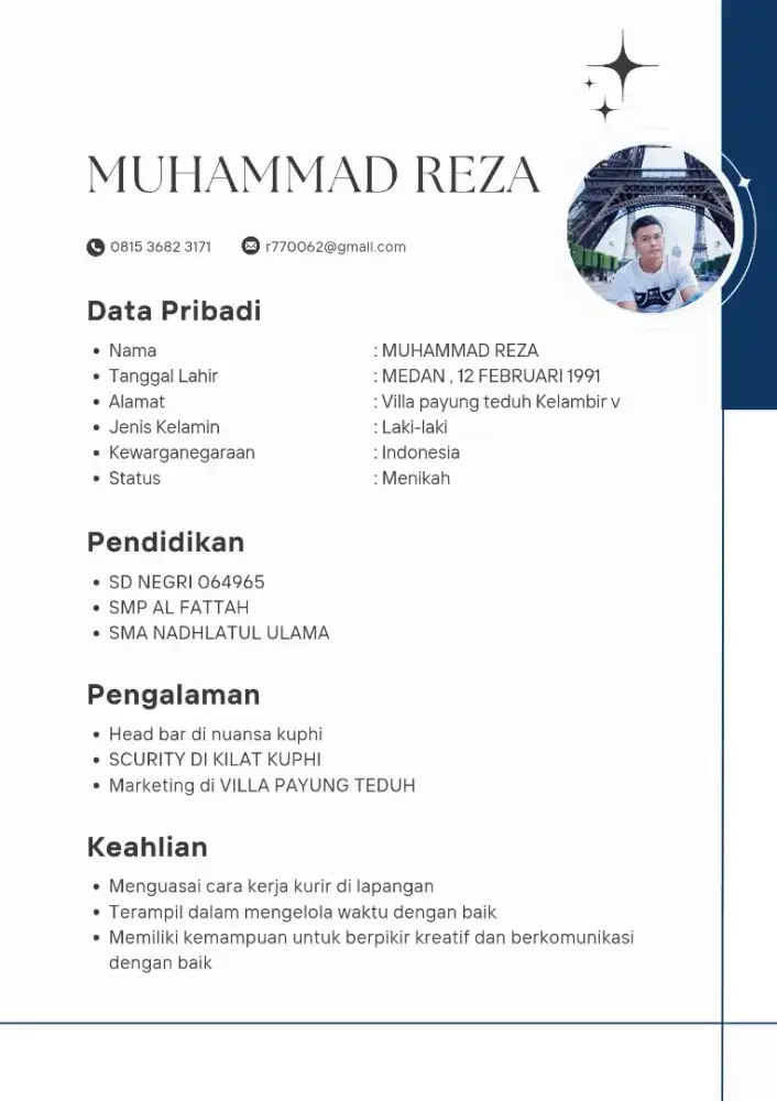 Sedang mencari pekerjaan boleh kurir , bar , headbar ,kapten , scurity