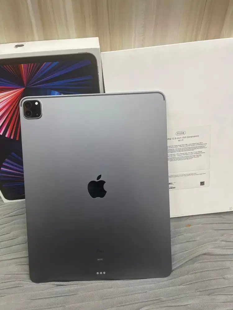 APPLE IPAD PRO M1 (2021) 12.9 512GB Wifi ex ibox resmi fulset