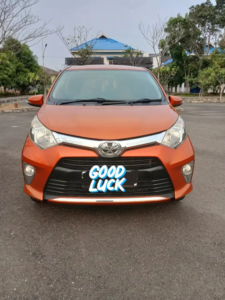 Di jual Mobil Toyota Calya 1.2 G - A/T Metik tahun 2018 warna oranye