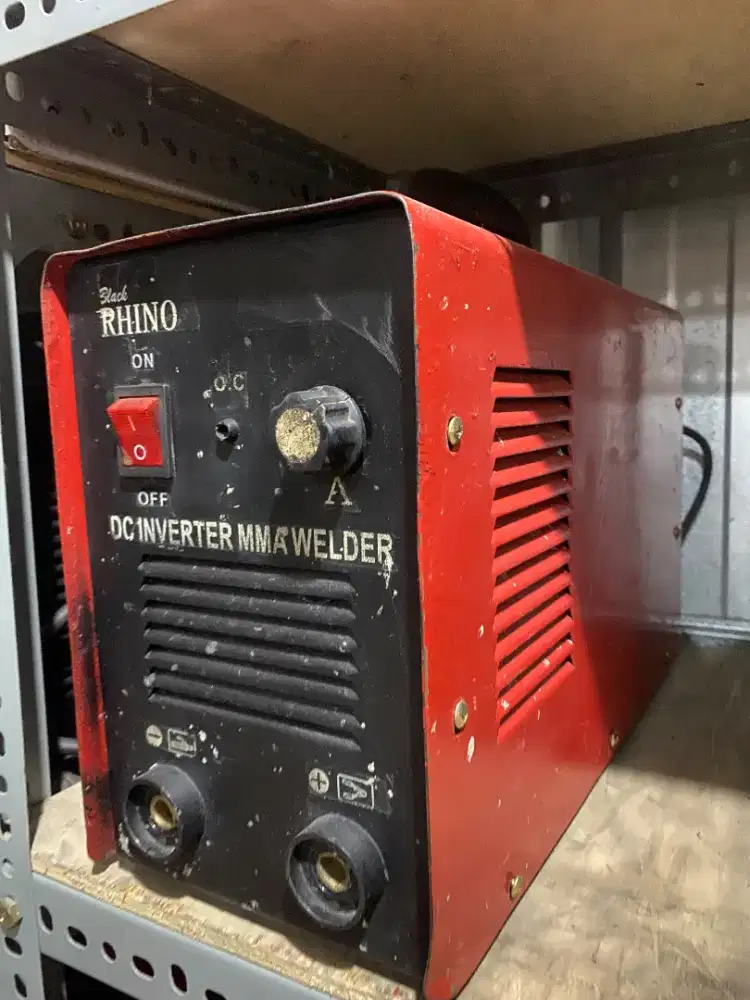 MESIN LAS BEKAS MMA 200A RHINO BEKAS 1 PHASE INVERTER IGBT DC