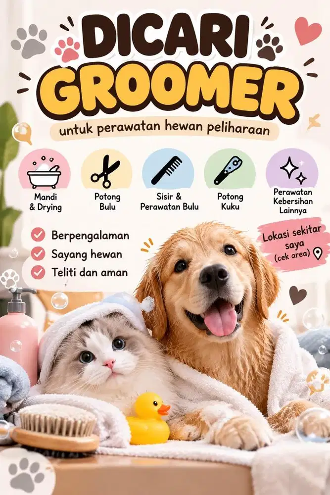 Lowongan groomer