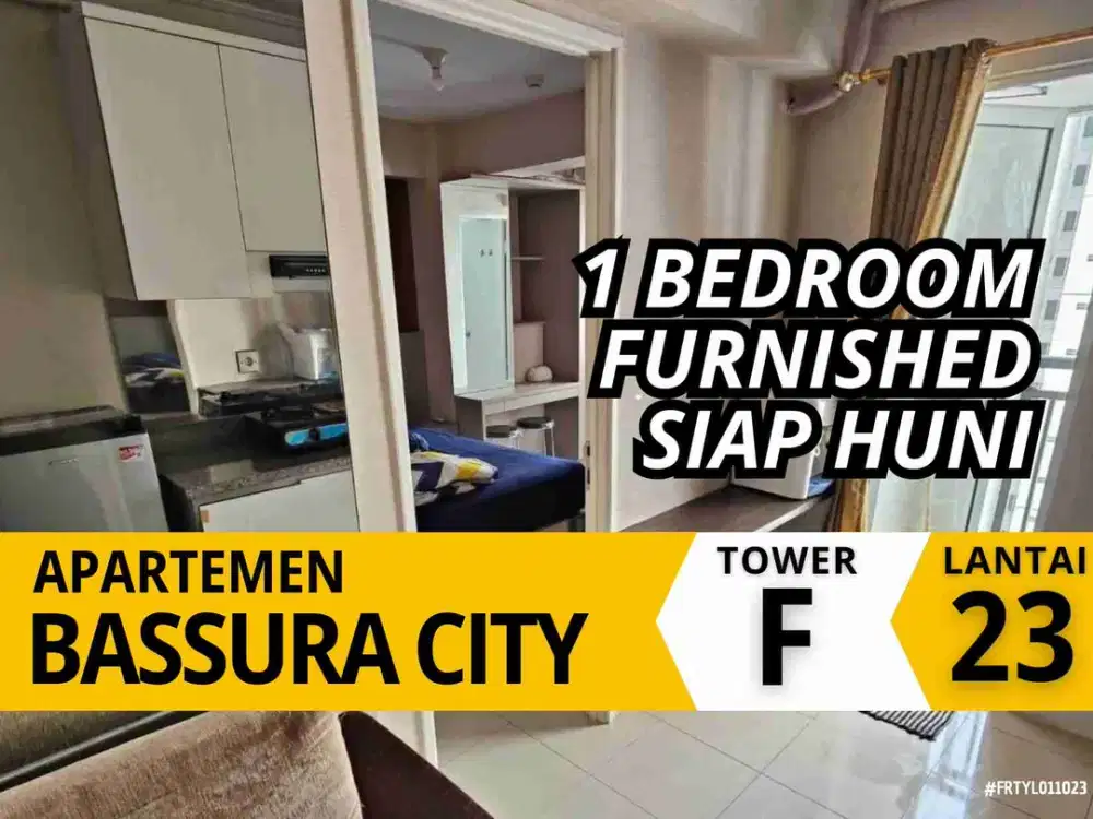 Sewa 1 Bedroom 3 Bulanan Lantai 23 Tower F Apartemen Bassura City